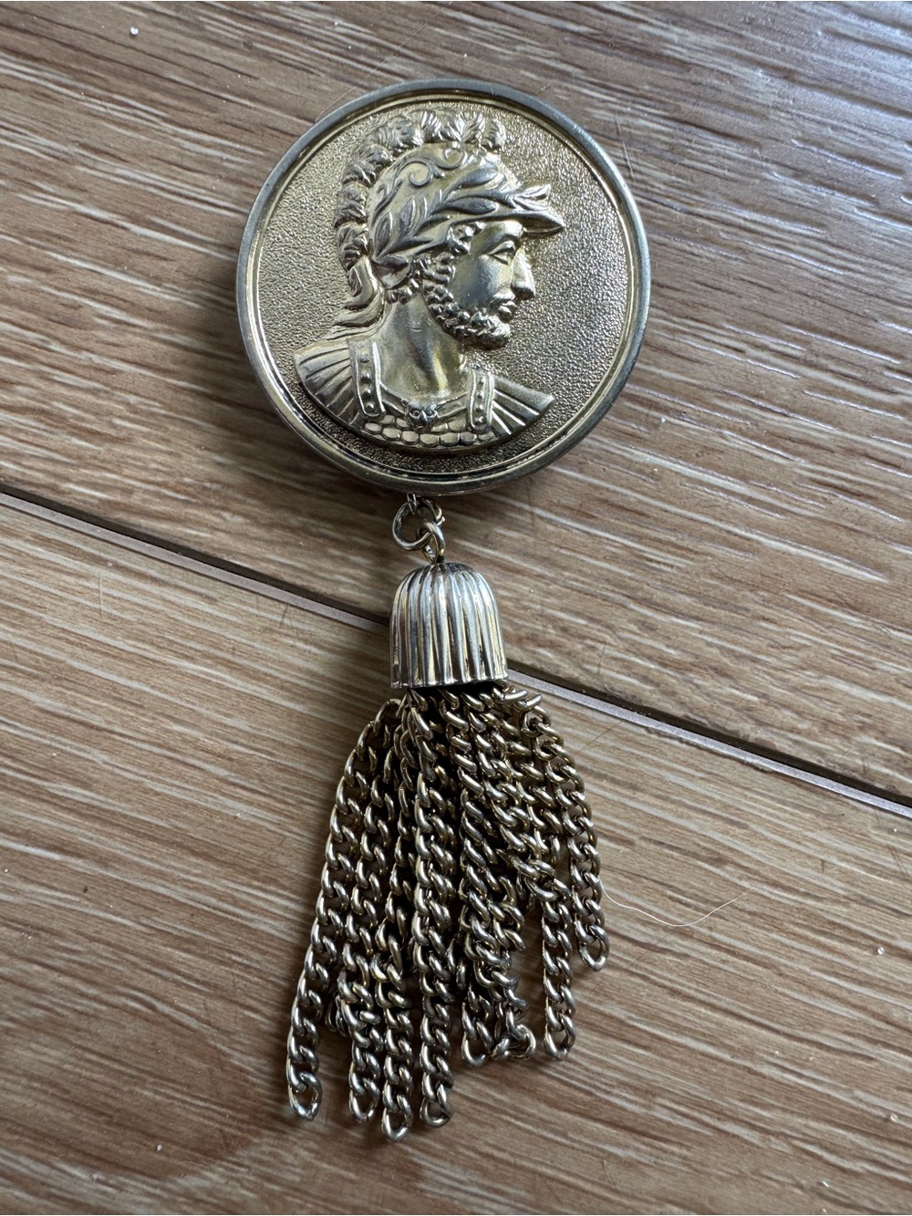 Vintage Sarah Coventry "Centurion" 1975 Authentic Rare Fringe Minimalist Brooch